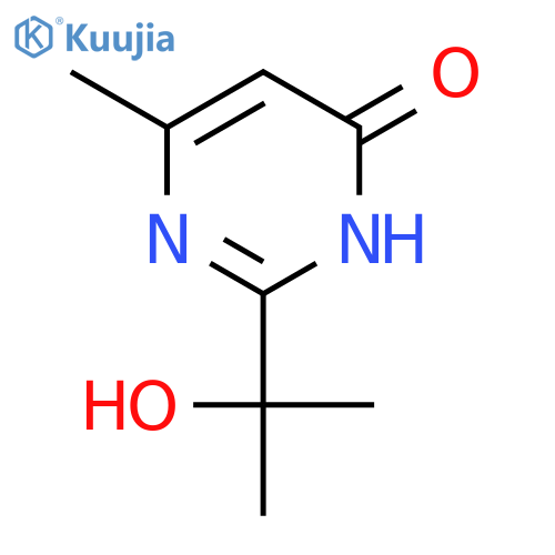 4(3H)-Pyrimidinone,2-(1-hydroxy-1-methylethyl)-6-methyl- structure