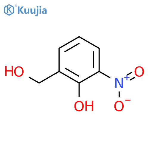 Benzenemethanol, 2-hydroxy-3-nitro- structure