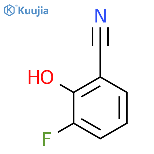 3-Fluoro-2-hydroxybenzonitrile structure