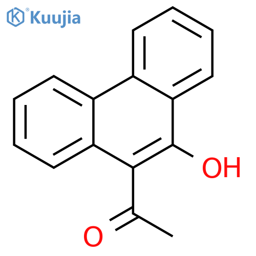 Ethanone, 1-(10-hydroxy-9-phenanthrenyl)- structure
