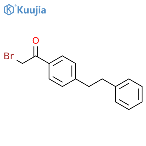 Ethanone, 2-bromo-1-[4-(2-phenylethyl)phenyl]- structure
