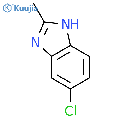 5-Chloro-2-methyl-1H-benzimidazole structure