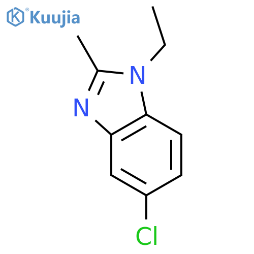 5-Chloro-1-ethyl-2-methylbenzimidazole structure