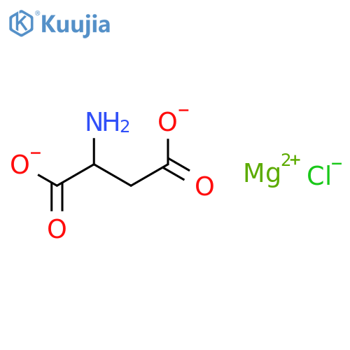 Magnesate(1-),[L-aspartato(2-)-kN,kO1,kO4]chloro-, hydrogen (1:1), (T-4)- structure