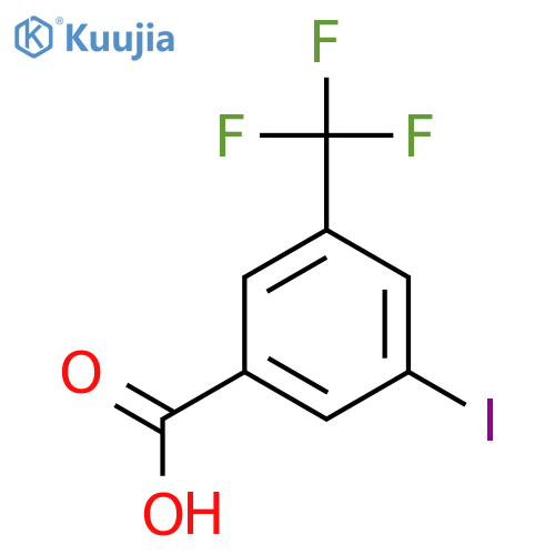 3-Iodo-5-(trifluoromethyl)benzoic acid structure