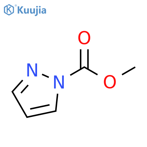 1H-Pyrazole-1-carboxylic acid methyl ester structure