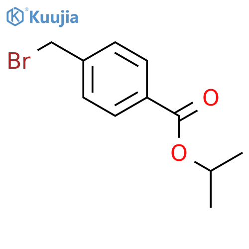 propan-2-yl 4-(bromomethyl)benzoate structure