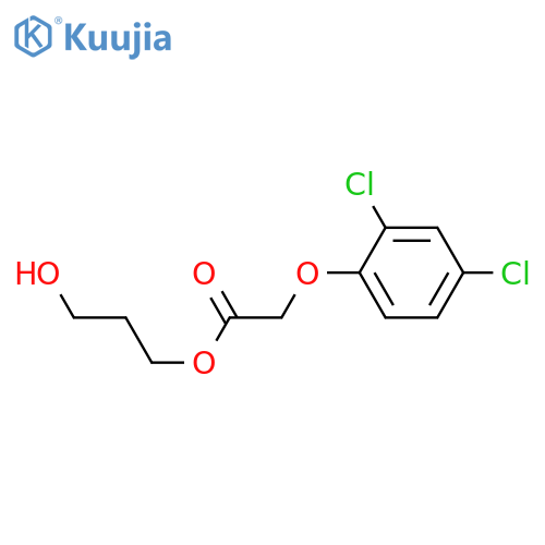 3-hydroxypropyl 2,4-dichlorophenoxy-acetate structure