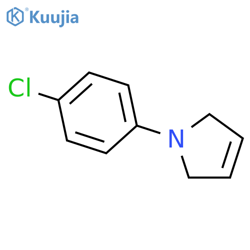 1H-Pyrrole,1-(4-chlorophenyl)-2,5-dihydro- structure