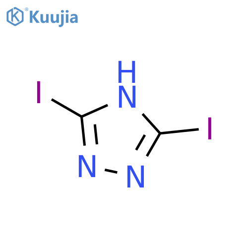 3,5-Diiodo-1H-1,2,4-triazole structure