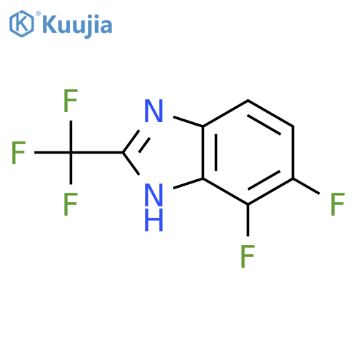 6,7-Difluoro-2-(trifluoromethyl)-1h-benzo[d]imidazole structure