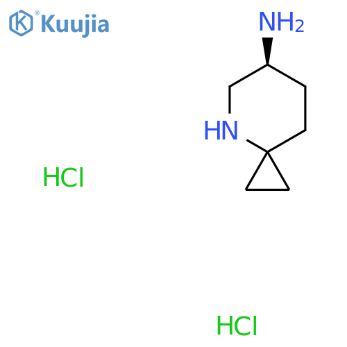 (6S)-4-azaspiro[2.5]octan-6-amine;dihydrochloride structure