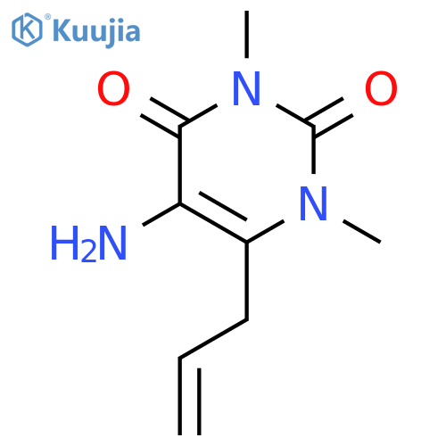 2,4(1H,3H)-Pyrimidinedione, 5-amino-1,3-dimethyl-6-(2-propenyl)- structure