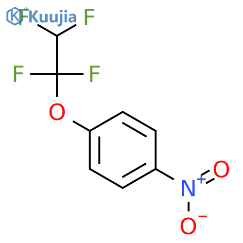 Benzene,1-nitro-4-(1,1,2,2-tetrafluoroethoxy)- structure