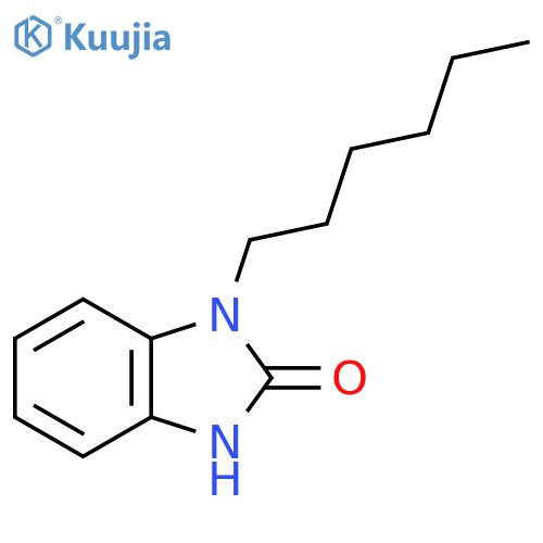 1-hexyl-2,3-dihydro-1H-1,3-benzodiazol-2-one structure