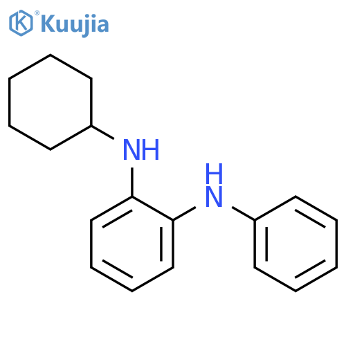 Benzenediamine,N-cyclohexyl-N'-phenyl- (9CI) structure