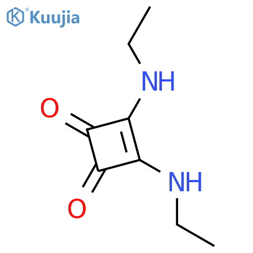 3-Cyclobutene-1,2-dione,3,4-bis(ethylamino)- structure