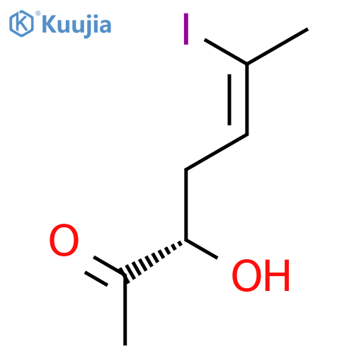 5-Hepten-2-one, 3-hydroxy-6-iodo-, (3S,5Z)- structure