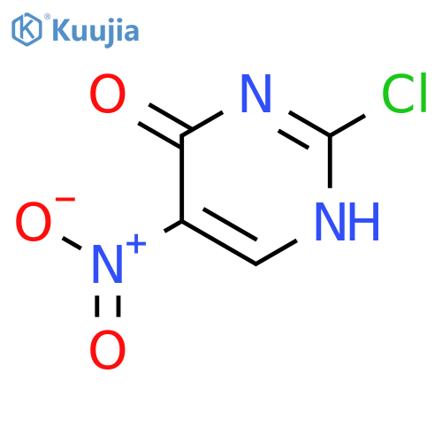 2-Chloro-5-nitropyrimidin-4-ol structure