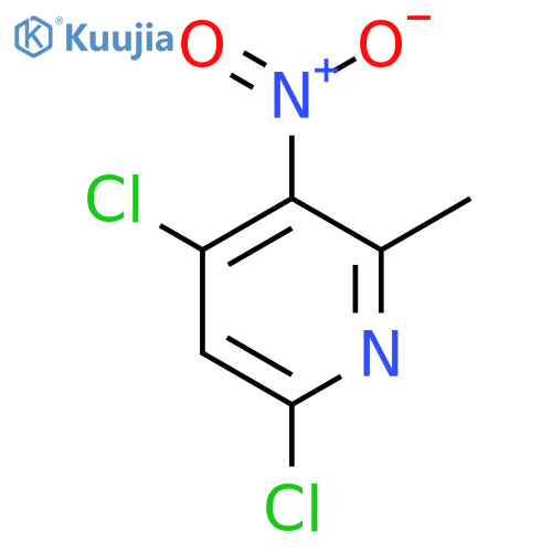 4,6-Dichloro-2-methyl-3-nitropyridine structure
