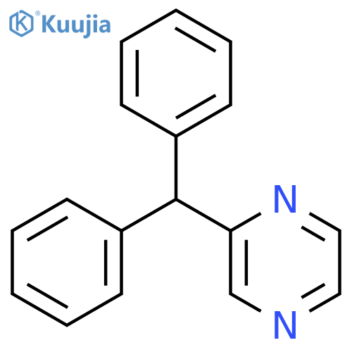 benzhydryl pyrazine structure