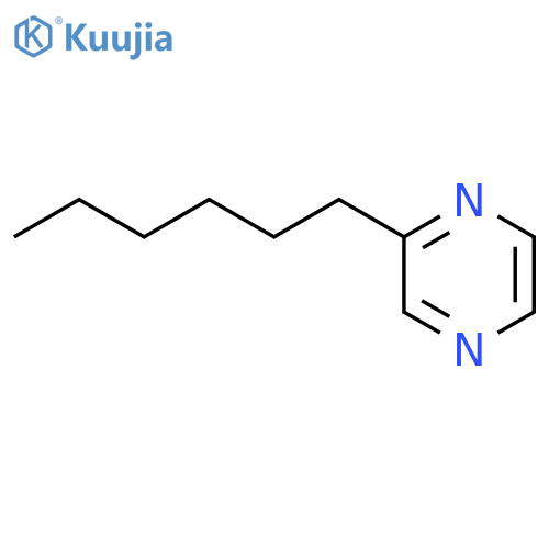 2-Hexylpyrazine structure