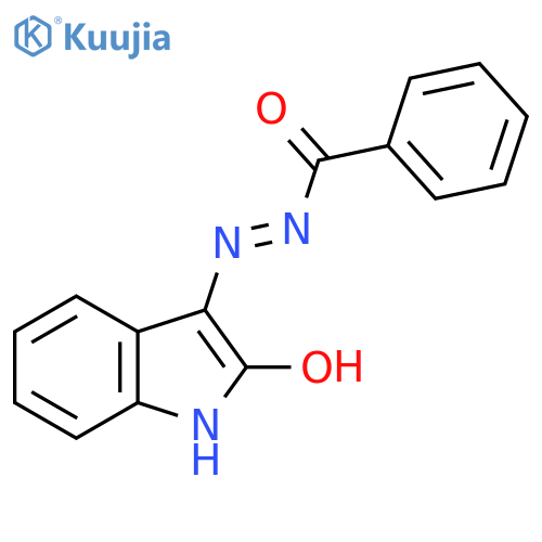 N'-(3E)-2-oxo-2,3-dihydro-1H-indol-3-ylidenebenzohydrazide structure