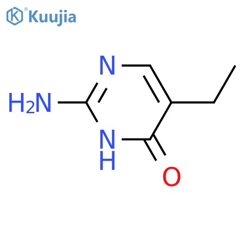 2-amino-5-ethyl-4-pyrimidinol structure