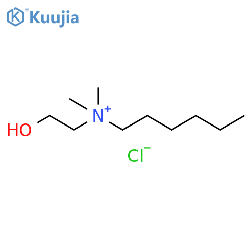 1-Hexanaminium, N-(2-hydroxyethyl)-N,N-dimethyl-, chloride structure