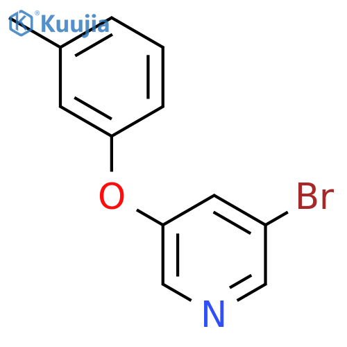 3-Bromo-5-(3-methylphenoxy)pyridine structure