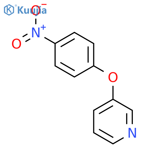 3-(4-Nitrophenoxy)pyridine structure