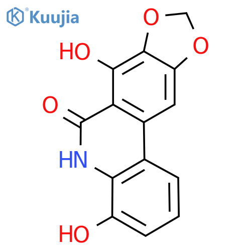 [1,3]Dioxolo[4,5-j]phenanthridine-4,6,7-triol structure