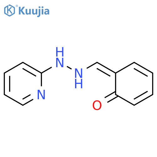 Benzaldehyde,2-hydroxy-, 2-(2-pyridinyl)hydrazone structure
