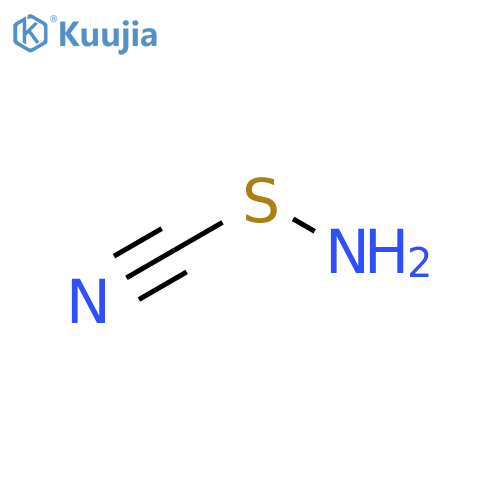 Thiohydroxylamine, S-cyano- (9CI) structure