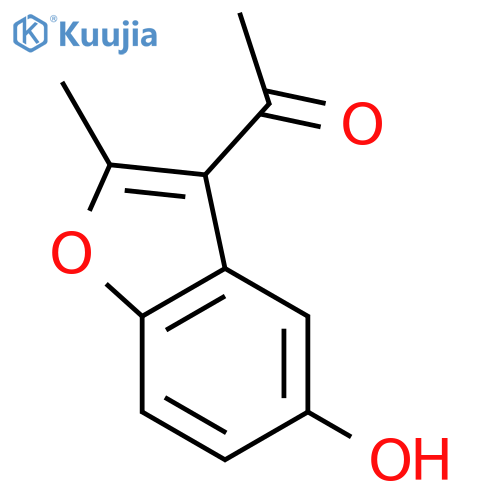 1-(5-hydroxy-2-methyl-1-benzofuran-3-yl)ethan-1-one structure