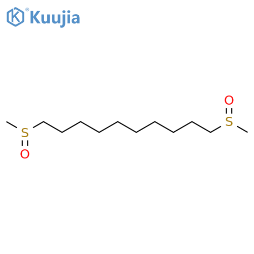 Decane,1,10-bis(methylsulfinyl)- structure