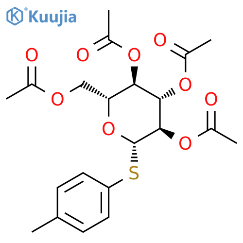 4-Methylphenyl 2,3,4,6-Tetra-O-acetyl-b-D-thioglucopyranoside structure