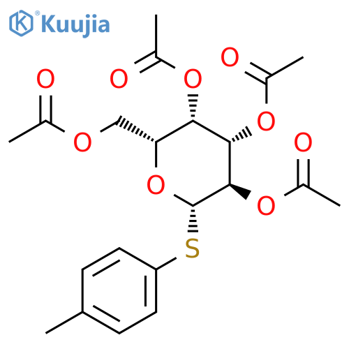4-Methylphenyl 2,3,4,6-Tetra-O-acetyl-β-D-thiogalactopyranoside structure