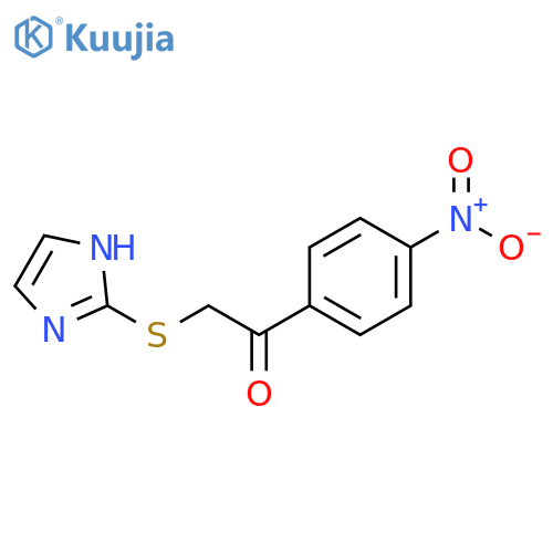 Ethanone, 2-(1H-imidazol-2-ylthio)-1-(4-nitrophenyl)- structure