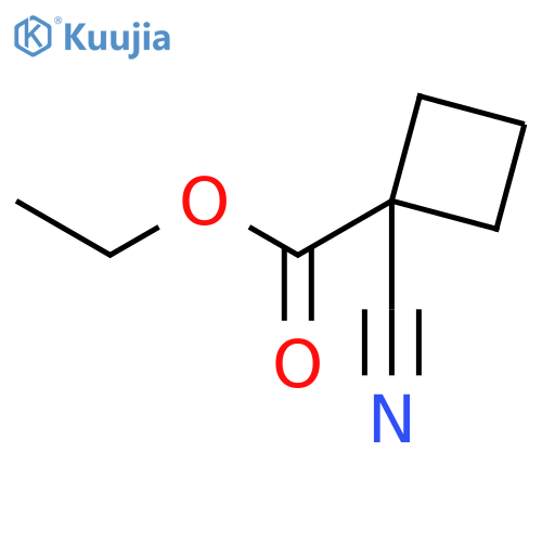 Ethyl 1-cyanocyclobutanecarboxylate structure