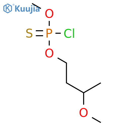 Phosphorochloridothioic acid, O-(3-methoxybutyl) O-methyl ester structure