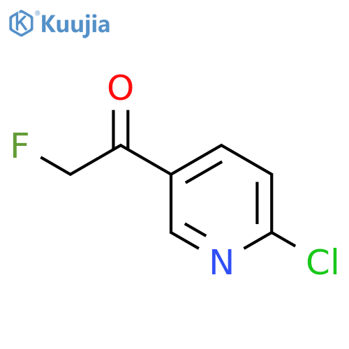 1-(6-Chloro-3-pyridinyl)-2-fluoroethanone structure