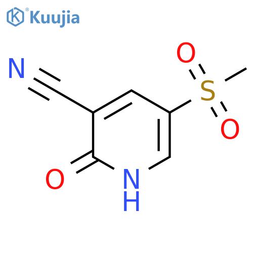 2-Hydroxy-5-methanesulfonylpyridine-3-carbonitrile structure