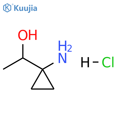 Cyclopropanemethanol, 1-amino-α-methyl-, hydrochloride (1:1) structure