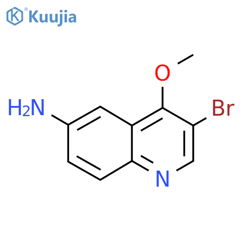 3-Bromo-4-methoxyquinolin-6-amine structure