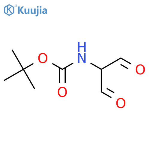 tert-butyl N-(1,3-dioxopropan-2-yl)carbamate structure