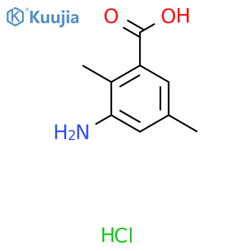 3-Amino-2,5-dimethylbenzoic acid hydrochloride structure