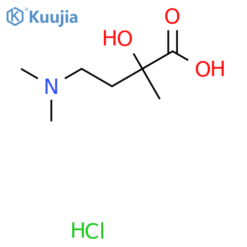 4-(Dimethylamino)-2-hydroxy-2-methylbutanoic acid hydrochloride structure