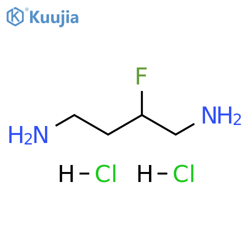 2-fluorobutane-1,4-diamine dihydrochloride structure