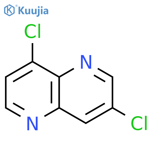 3,8-dichloro-1,5-naphthyridine structure
